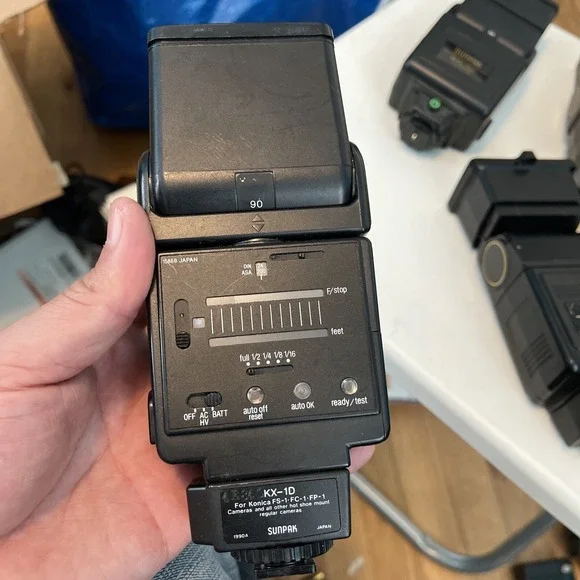 X5 Sunpak camera flashes
